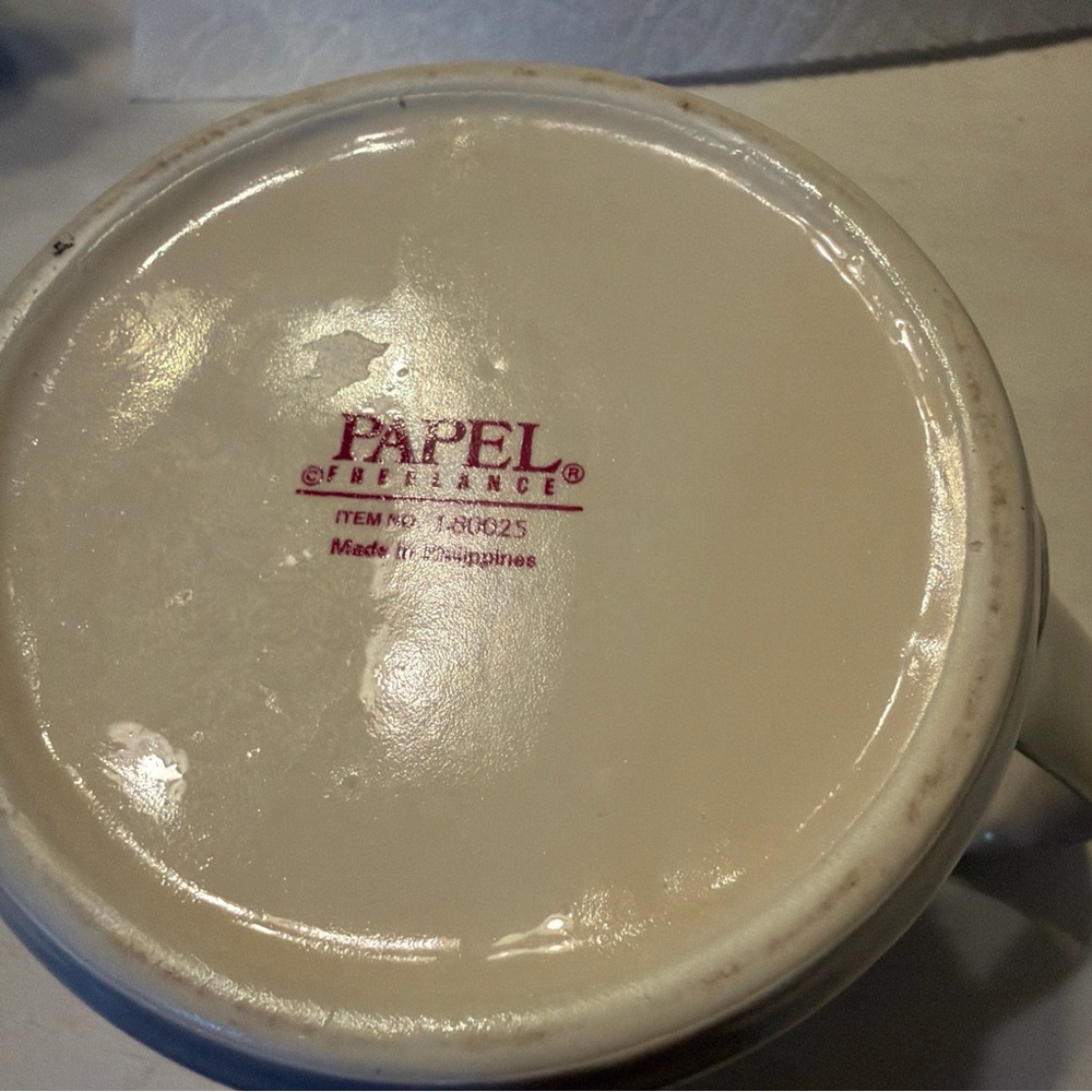 Patchwork heart Pattern Ceramic Mug - Picture 5 of 6